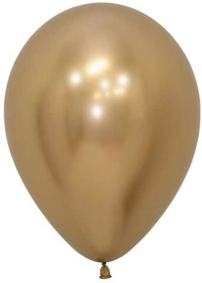 Латексный шар хром золото 12"