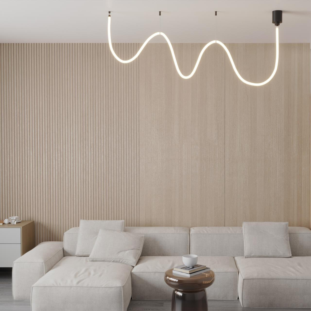 359331 KONST NT24 066 черный Светильник светодиодный IP20 LED 4000K 38W 170-265V 3360Лм RAMO