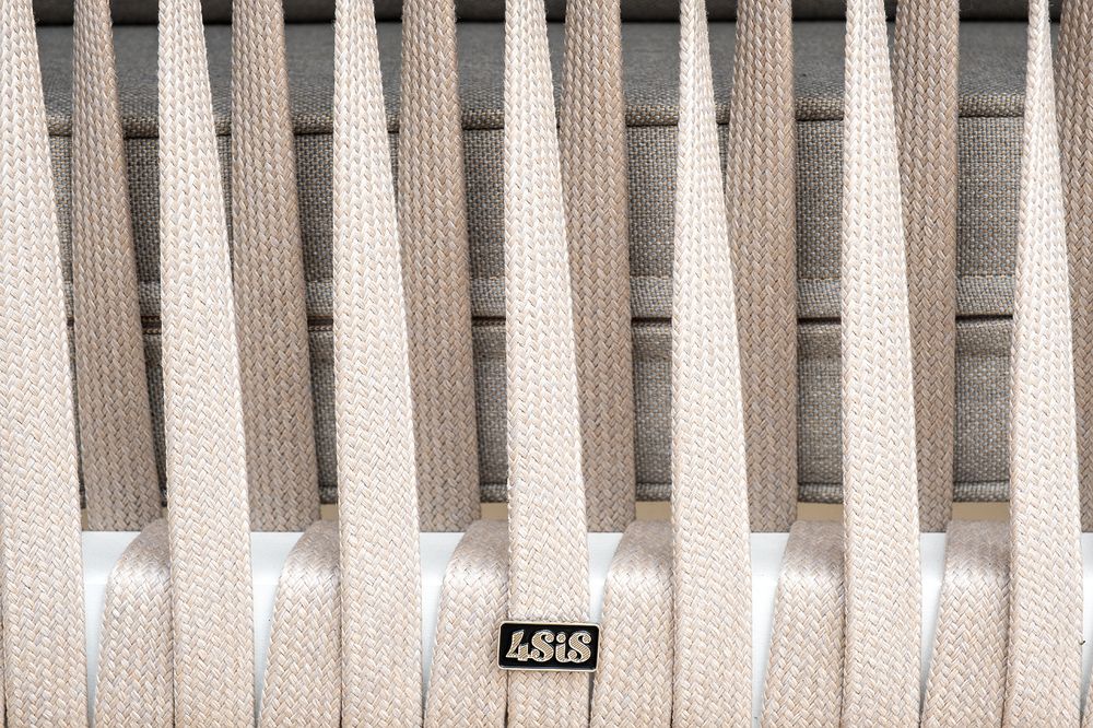 "Касабланка" лаунж-зона плетеная из роупа 4-местная, цвет бежевый