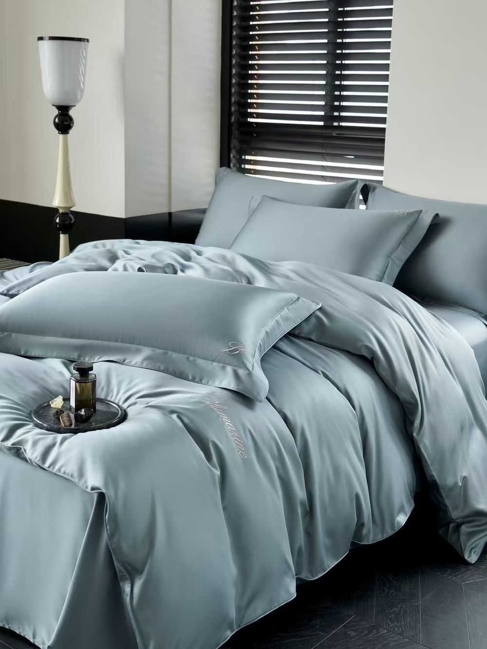 Постельное белье с одеялом из тенселя Blum | Blue