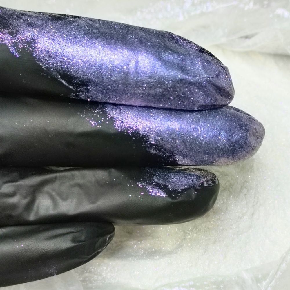 Набор пигментов "Цветной жемчуг №3 Premium" - мерцающий супер блеск до 250 мкм - 5 штук х 20мл. 8 грамм