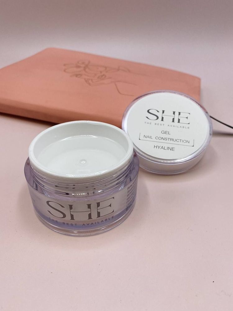 ГЕЛЬ ПРОЗРАЧНЫЙ SHE CONSTRUCTION HYALINE 50ml