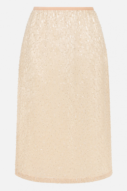 Юбка-миди с вышивкой