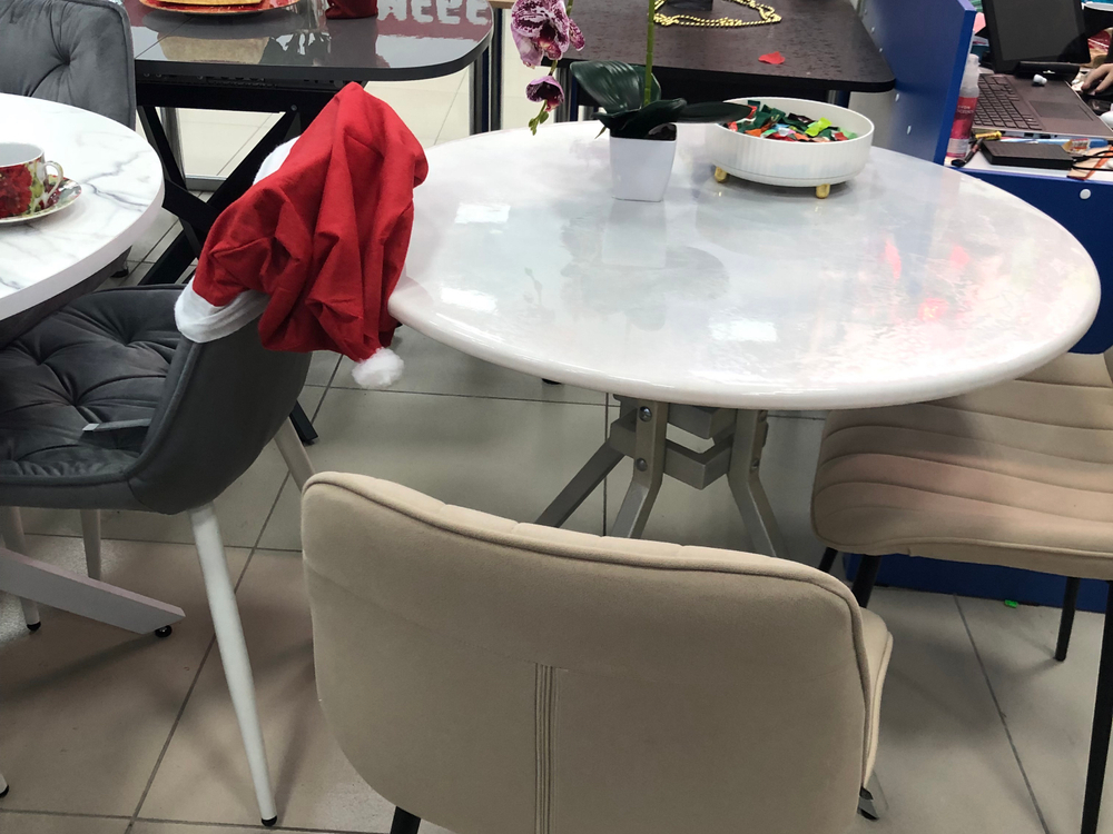 АКЦИЯ!!!Эксклюзивный стол из эпоксидный смолы стиль лофт D 90 см