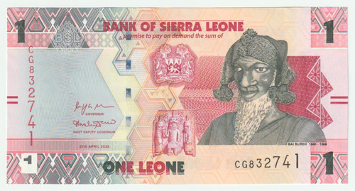 Sierra Leone, 1 Leone, 2022, UNC