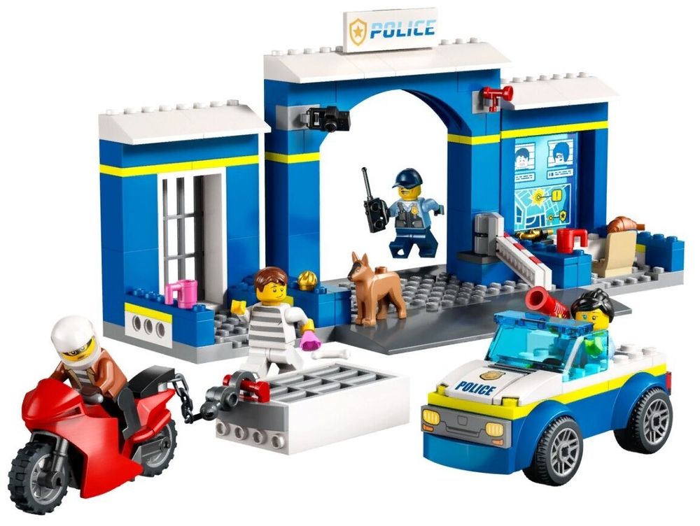 Конструктор LEGO City 60370 Побег из полицейского участка