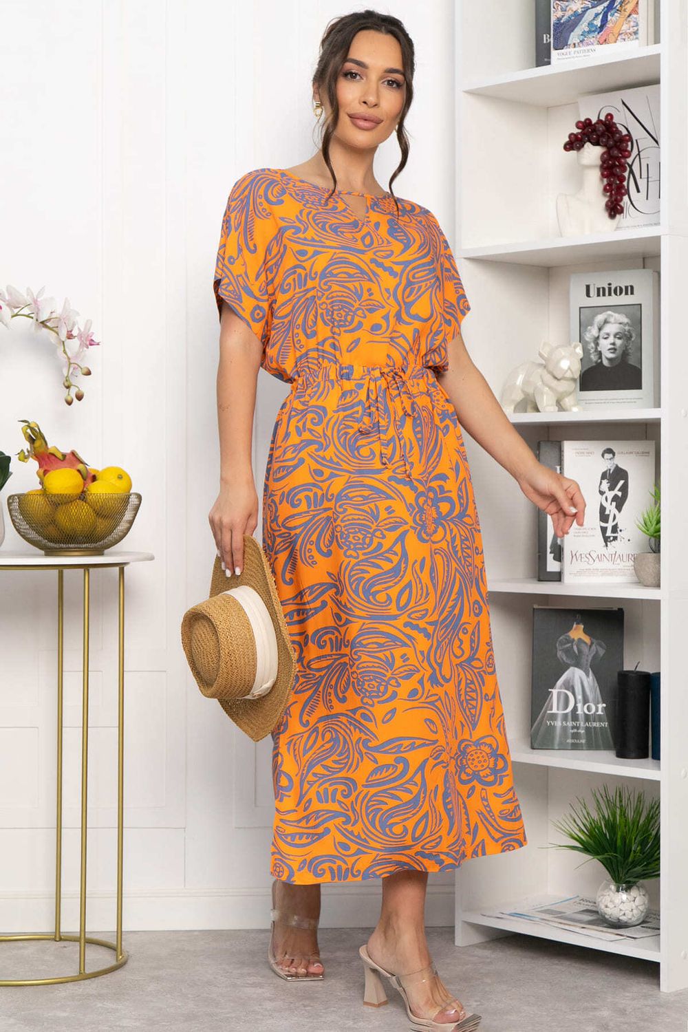 Платье Вистерия (оранжевое) П13947-5М LT Collection