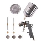 Краскораспылитель пневматический с верхним бачком V 0.6 л, сопло D 1.2, 1.5 и 1.8 мм Matrix, 57314