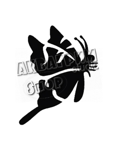 Трафарет для блеск тату "Бабочка №6