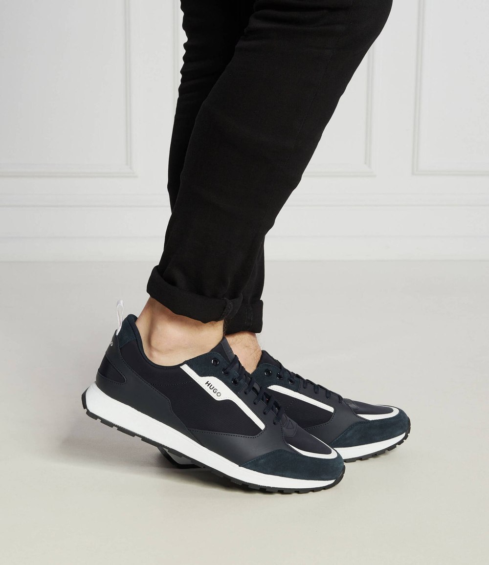 Кроссовки Icelin_Runn_nypu A_N HUGO - темно-синий(50498329)
