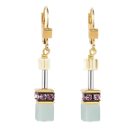 Серьги Coeur de Lion 4905/20-1566 цвет серый, жёлтый