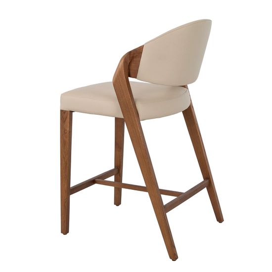 Полубарный стул 4225 из экокожи цвета норки