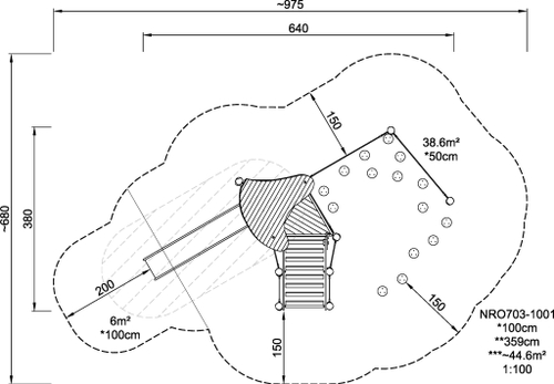 Комбинация «Хижина» с лестницей