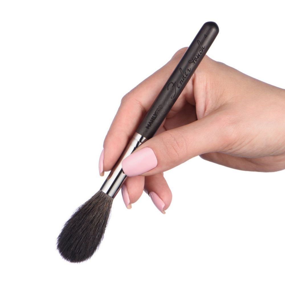 Большая круглая кисть-свечка для сухих текстур ManlyPRO - TT4