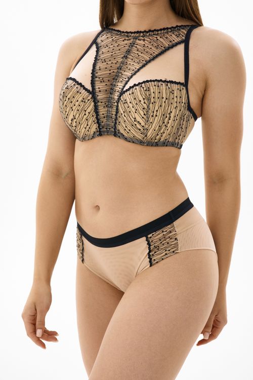 Трусы Zebra бикини (скин/черный)