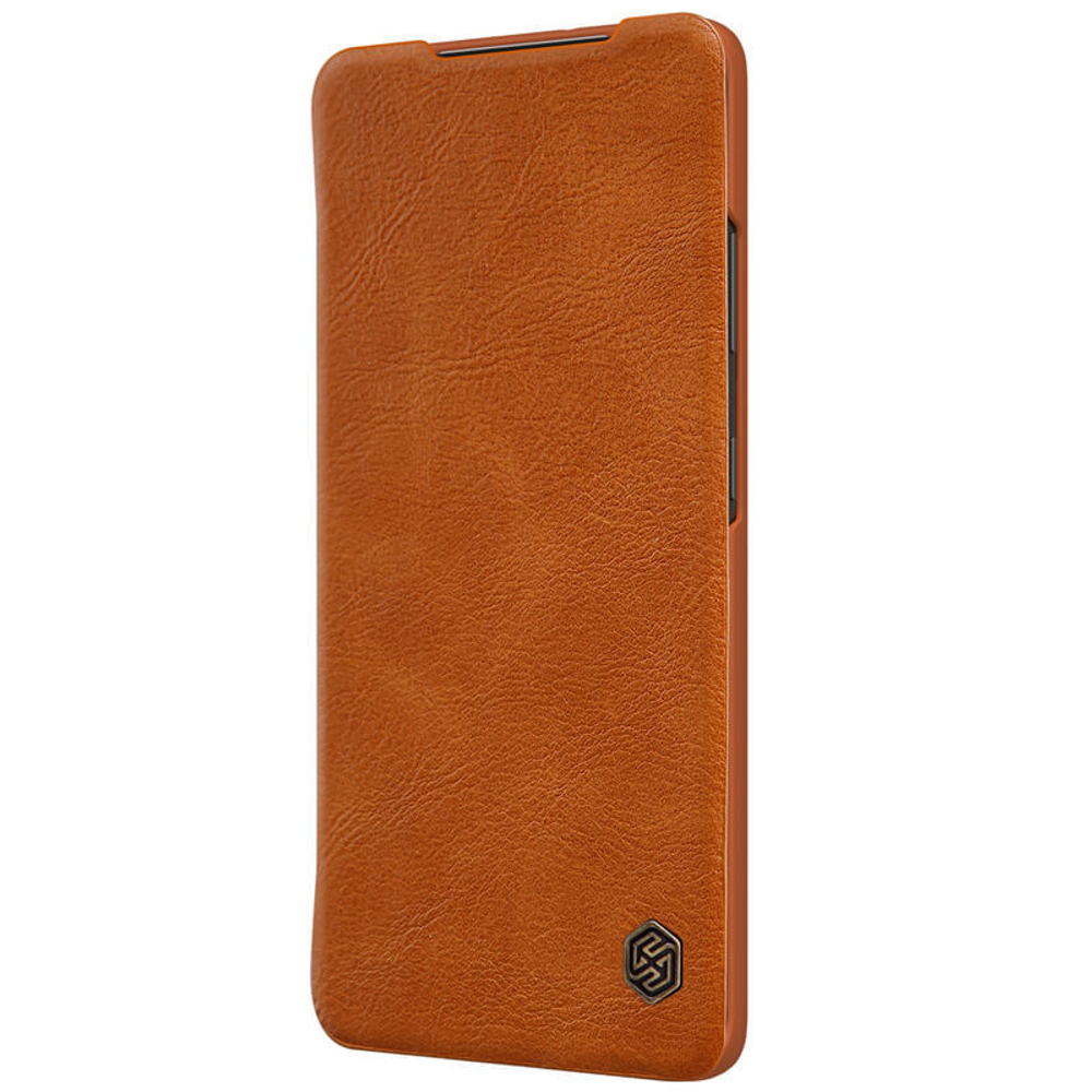 Кожаный чехол-книжка Nillkin Leather Qin для Samsung Galaxy S21 Ultra