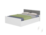 Кровать 1;4 КР-13 Спальня Фьюжн (белый/белый)