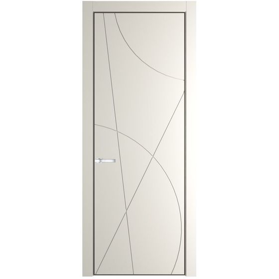 Межкомнатная дверь эмаль Profil Doors 4PA перламутр белый глухая профиль деорэ