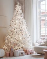 белая елка искусственная