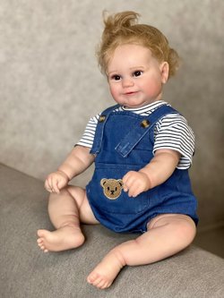 Кукла Реборн мягконабивная 60см в пакете (FA-161A)