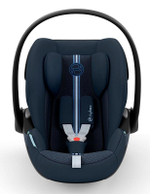 Коляска 3 в 1 Cybex Priam IV Rosegold и автокресло Cloud G i-Size Ocean Blue Plus Sepia Black