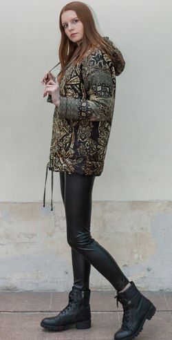 Куртка "Три Империи", по мотивам мозаик П. Корина в подземном вестибюле станции метро "Комсомольская"