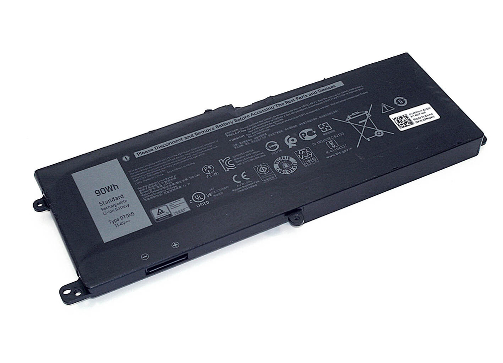 Аккумуляторная батарея для ноутбука Dell Alienware Area-51m (07PWXV) 11.4V 7890mAh