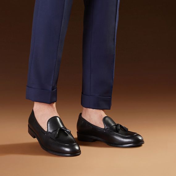 Thom Wills Tassel Loafer 'Black'