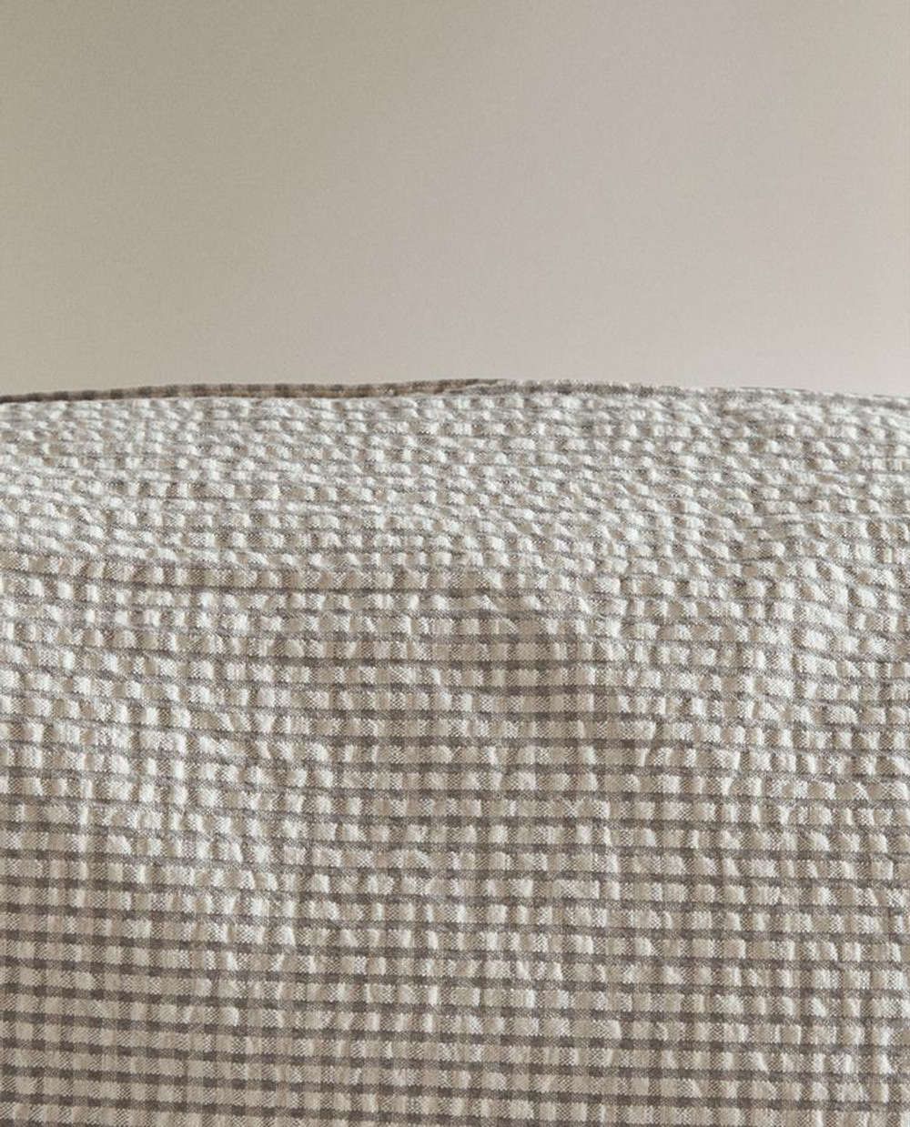 ZARA HOME ДЕТСКИЙ НЕСЕССЕР В КЛЕТКУ, СЕРЫЙ