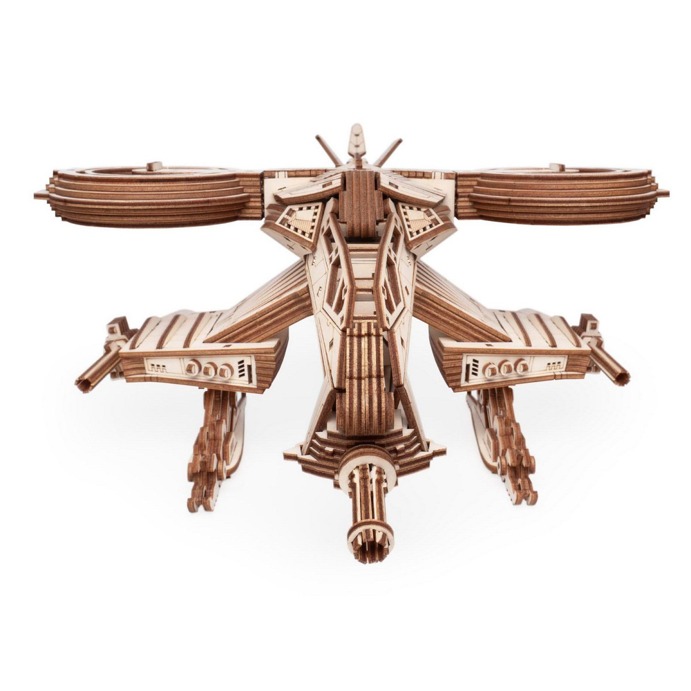 Деревянный конструктор Вертолёт Ночной Беркут (Lemmo)