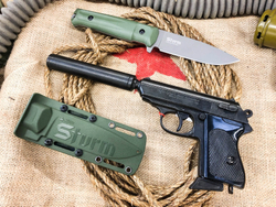 🏆Тактический нож Sturm AUS-8 StoneWash Олива