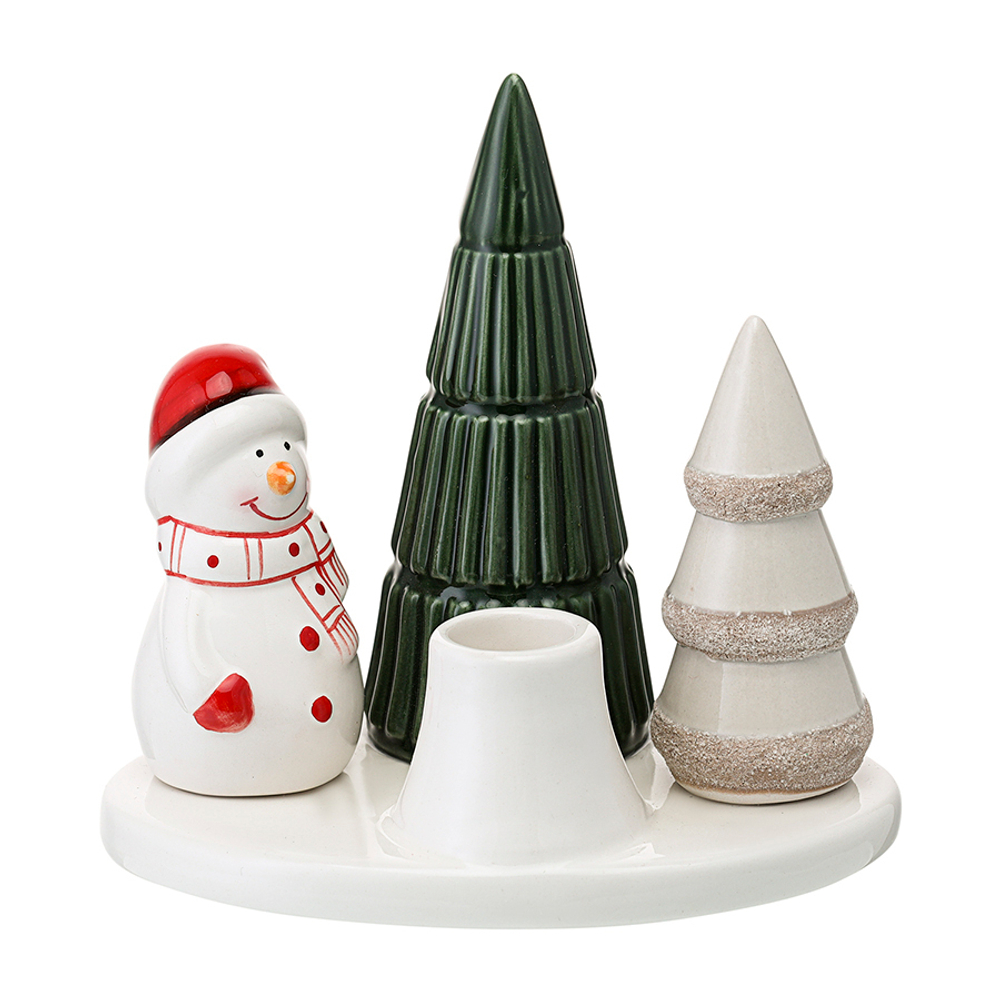 Подсвечник новогодний enchanted forest из коллекции new year essential, 14 см