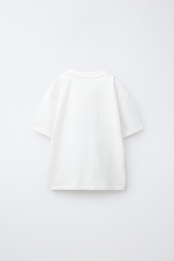 ZARA ФУТБОЛКА С ПРИНТОМ NIRVANA®, ЭКРЮ