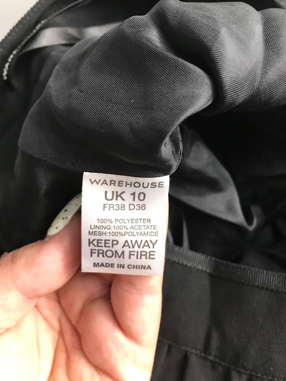 Юбка Warehouse практичная, маркировка 10, визуально на 44 размер