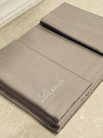 Однотонное постельное белье La Perla Grey