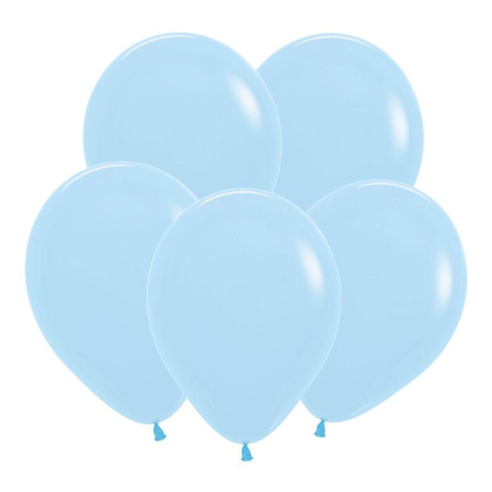 S 18&quot; Матовый Пастель Нежно-голубой / Blue / 5 шт.