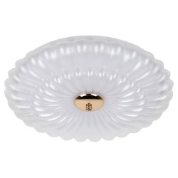 Светильник потолочный светодиодный ЭРА Классик без ДУ SPB-6 Chester 48W-5K WH+GD 5000К белый/золото