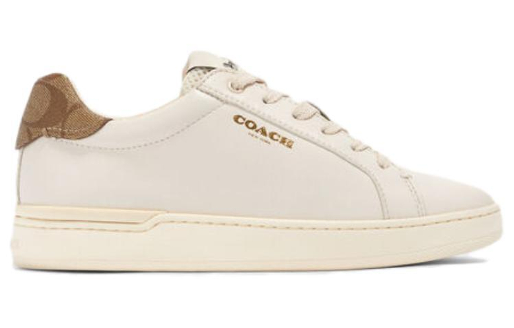 COACH leather casual Fashion sneakers women's white