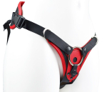 Пояс унисекс UNISEX Style с 2 насадками (Цвет: красный с черным)