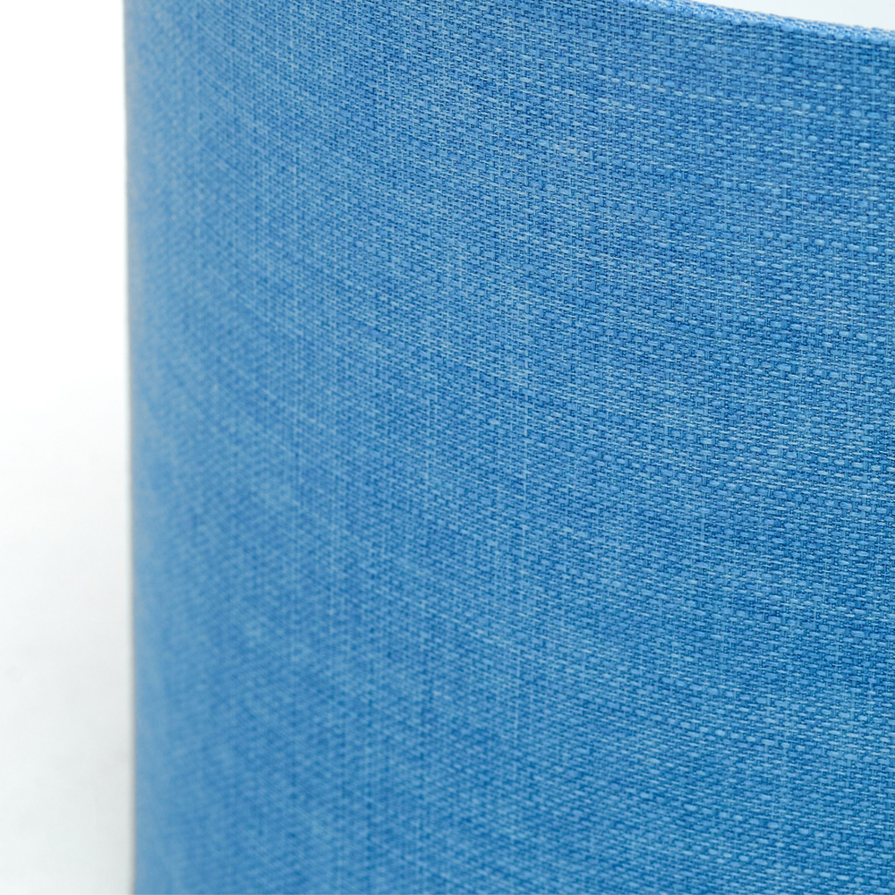 Абажур для торшера напольного, для светильника, плафон цилиндр Белый с Золотом Е27