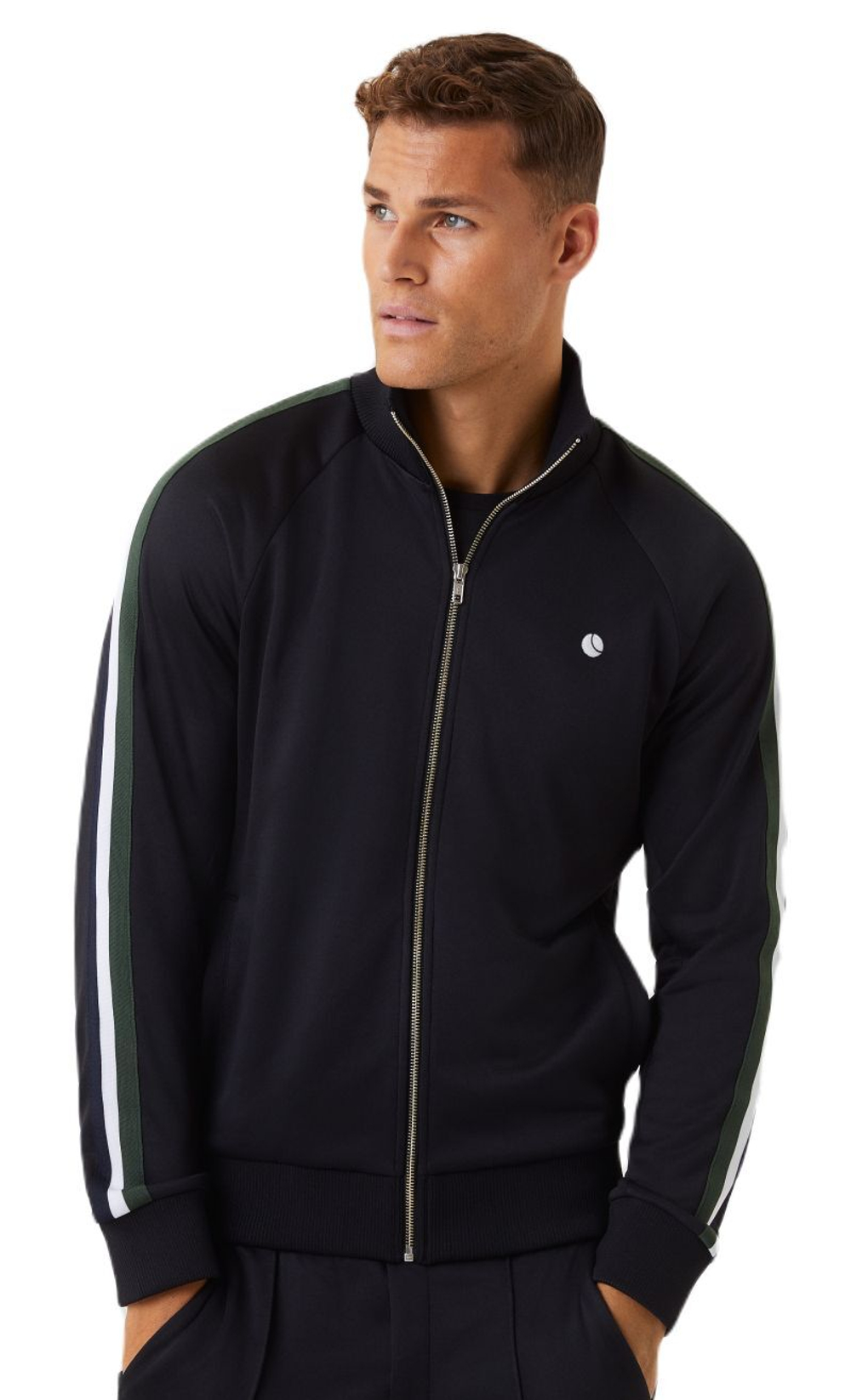 Мужская теннисная кофта Björn Borg Ace Track Jacket - black beauty
