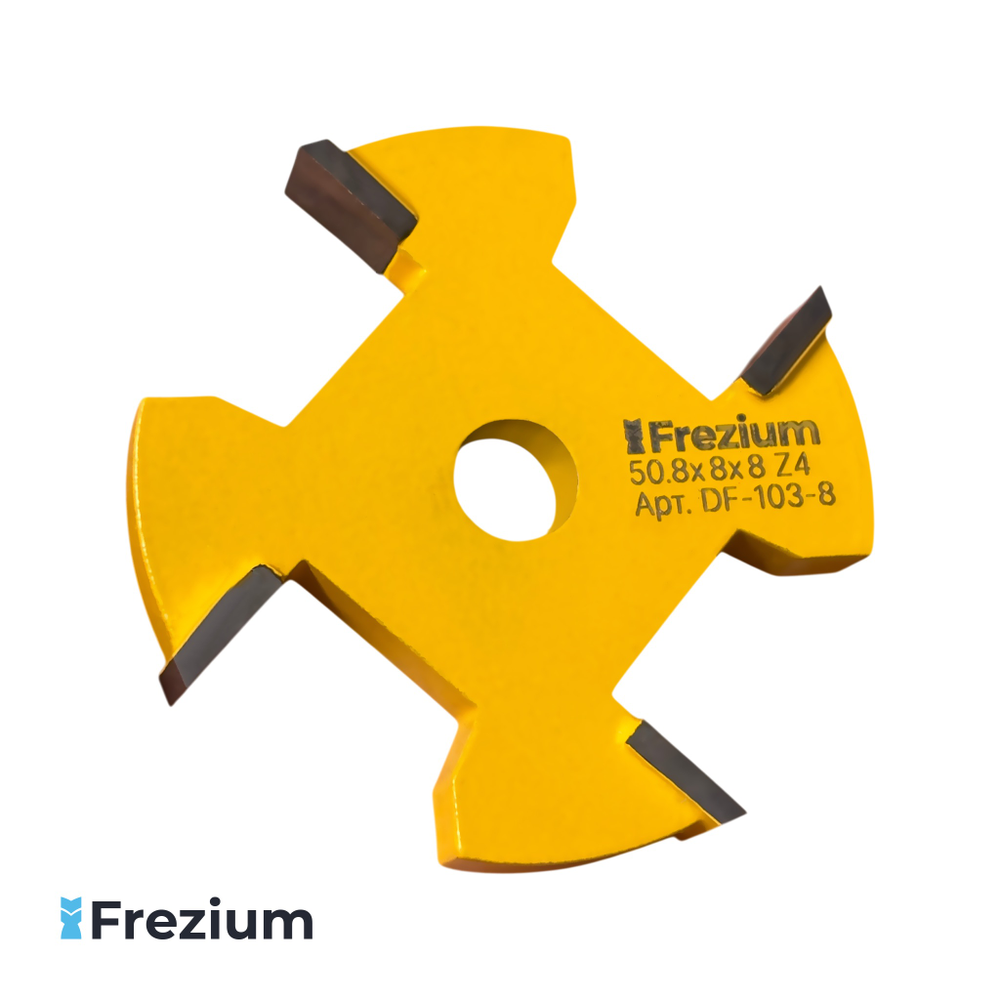 Сменная дисковая фальцевая фреза по дереву "Frezium" 50.8x8x8-Z4; DF-103-8