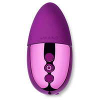 Фиолетовый утяжеленный премиум-вибратор 9,6см Le Wand Point Purple LW-016-CHR