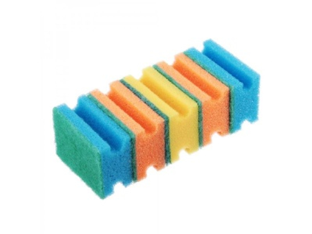 Набор губок для мытья посуды Профи 5 шт 80*60*38