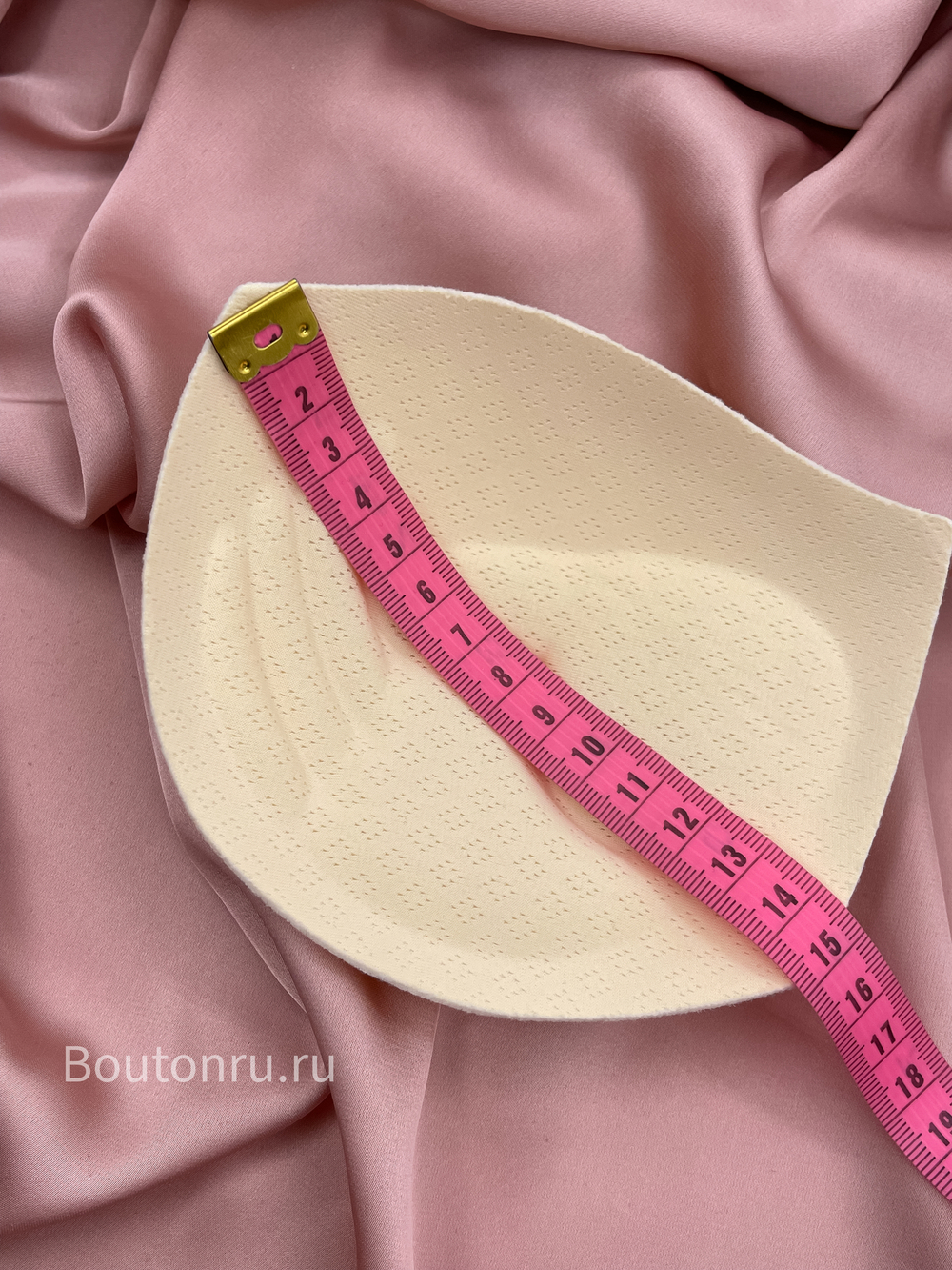 Чашки для бюстгальтера бежевые пуш-ап "Ладошки"