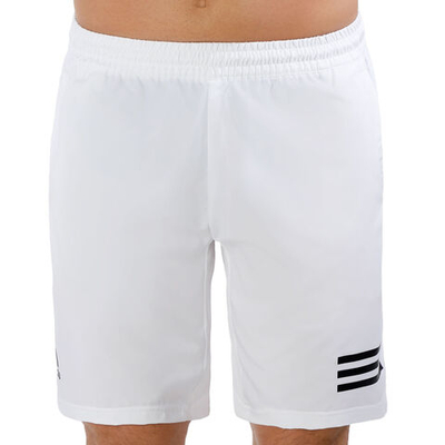 Мужские теннисные шорты adidas Club 3 Stripes Shorts Men - White, Black