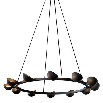 JBS Avion Round 12 Light Chandelier