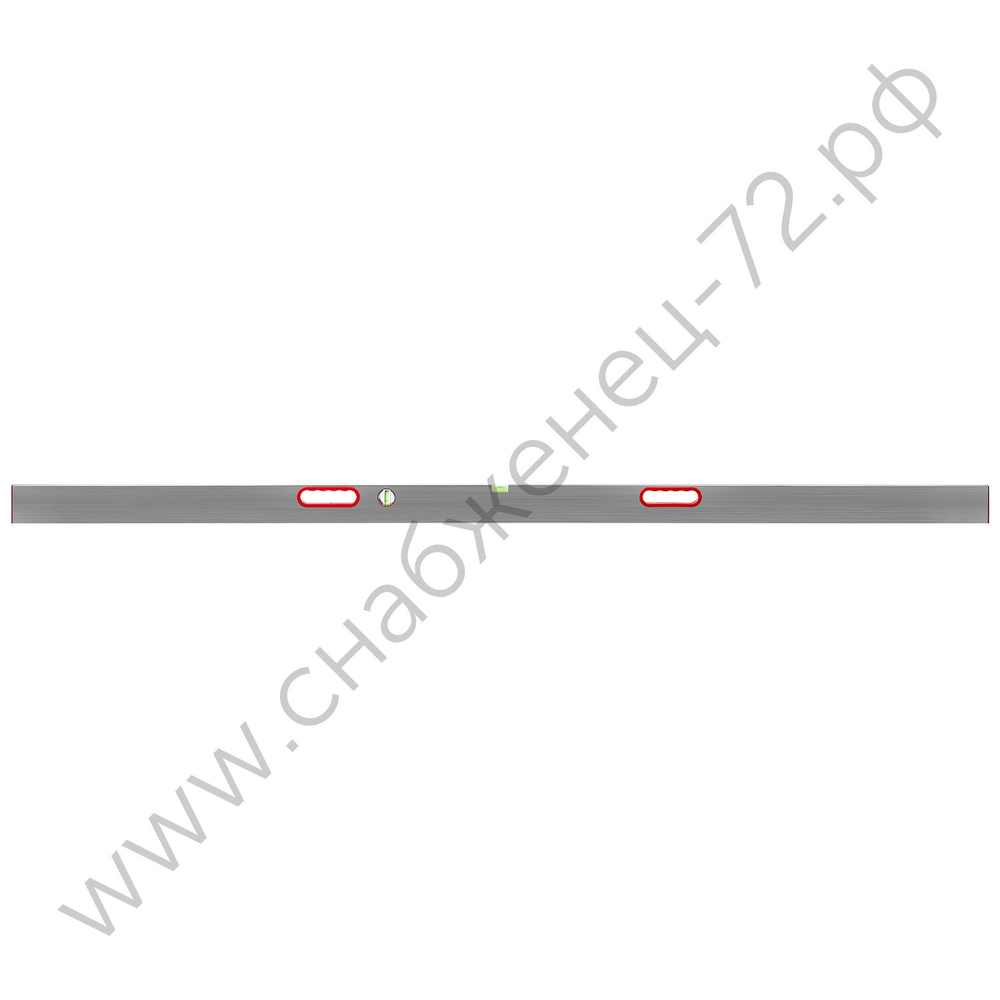 СИБИН 2.5 м, 2 глазка, Правило с уровнем и ручками (10726-2.5)