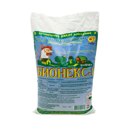 БИОНЕКС-1 куриный помет ферментированный 2кг. БашИнком