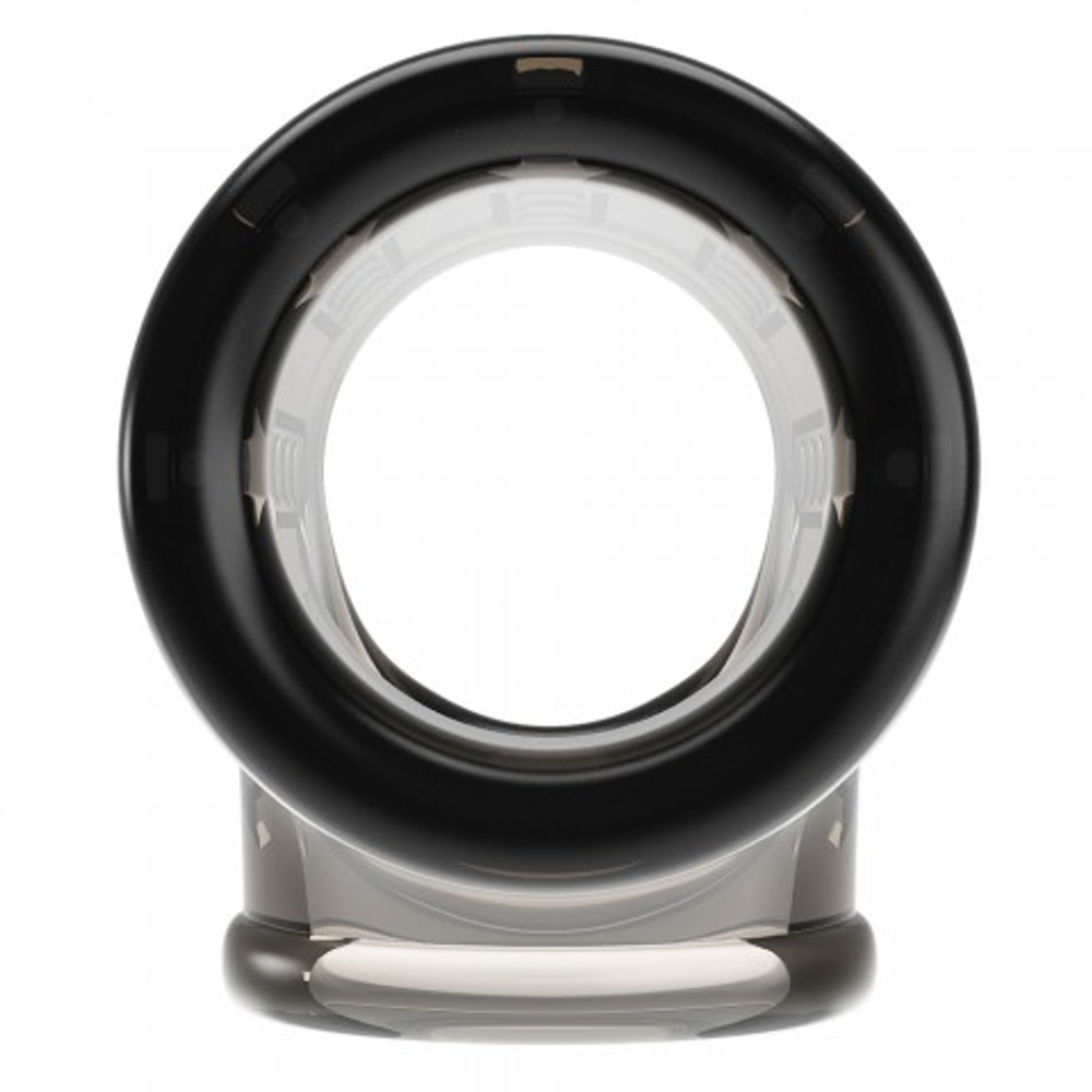 Насадка на пенис и мошонку серая Pretty love, серая